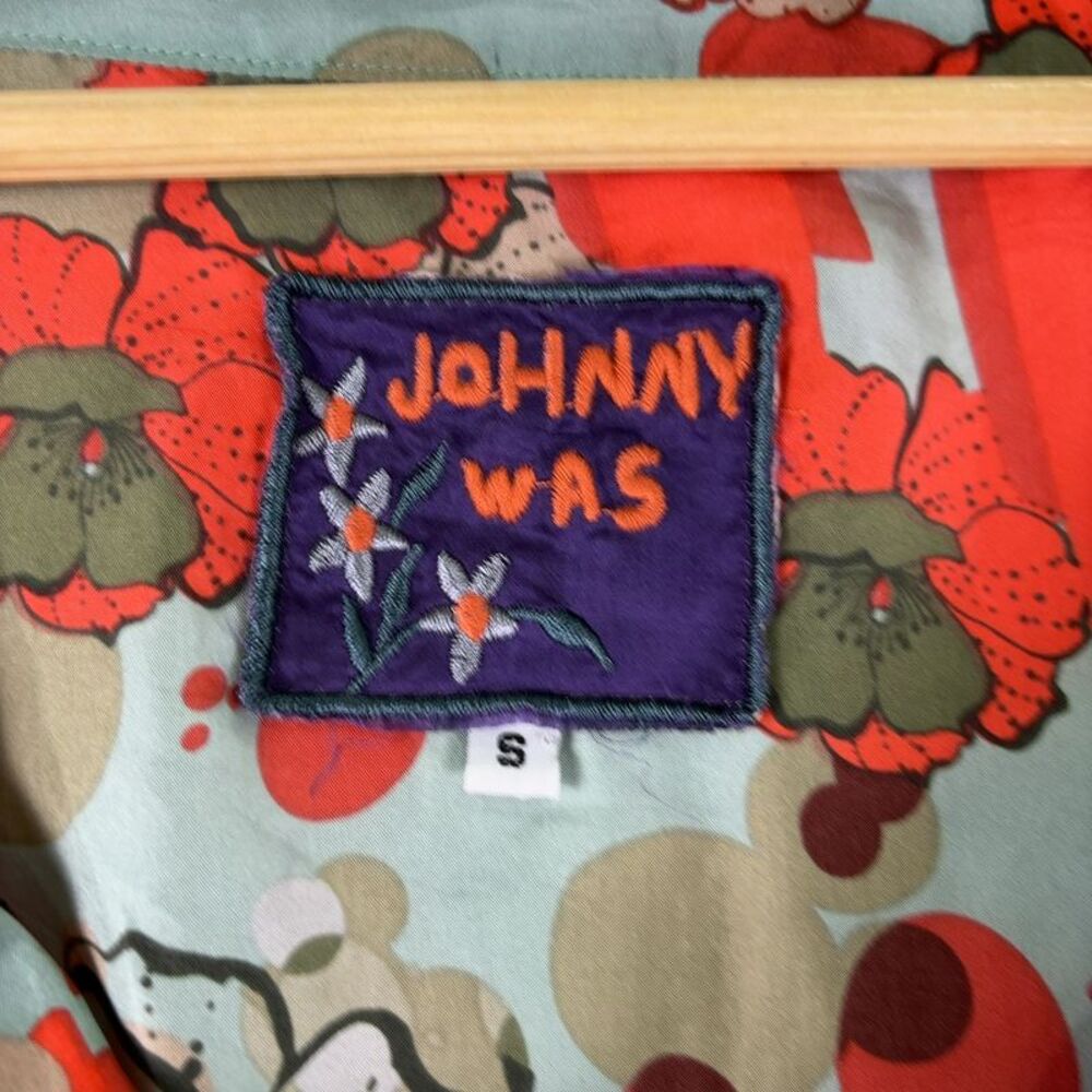 Johnny Was Floral Kimono Blouse - Picture 3 of 5